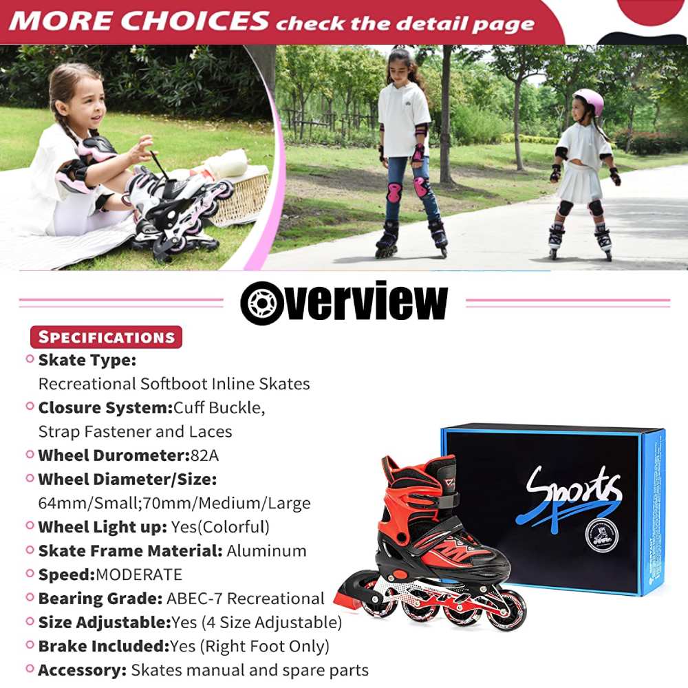 Rollerblades Skates, Purple / Small - Little Kids (10C-13C US): image 7