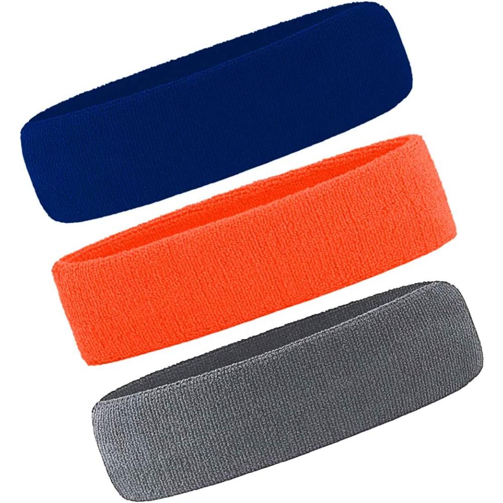Sports Headbands, Gray, Lake Blue, Purple: image 7